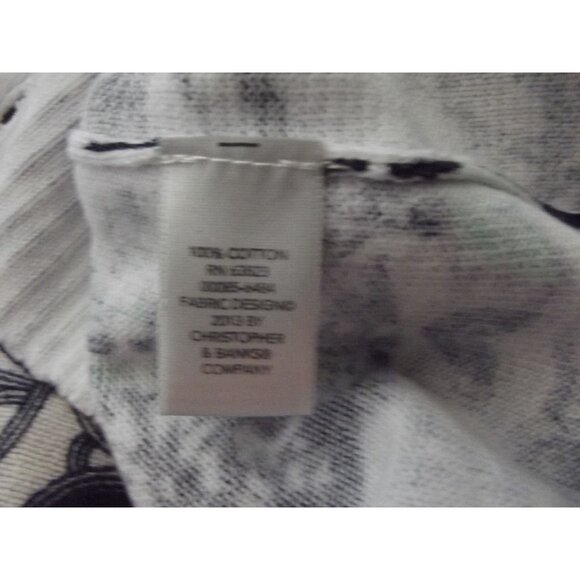 Christopher & Banks Cardigan Sweater Womens Small Button blue green white beige - Picture 12 of 13